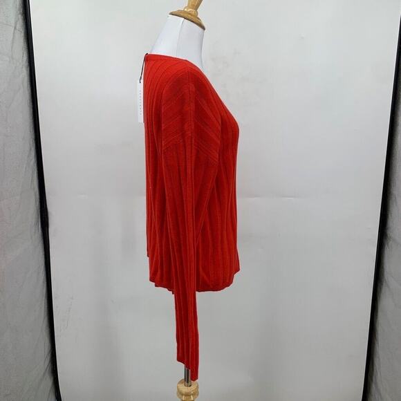 Sanctuary Sweater Womens M Medium Tomato Lillith Wool Blend Crew Neck Pullover - Picture 5 of 13